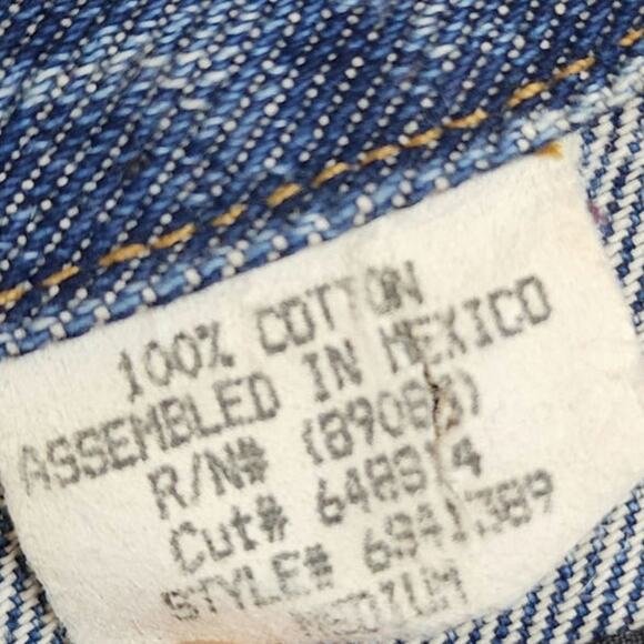 Vintage LEI Floral Denim Jacket - Picture 7 of 8